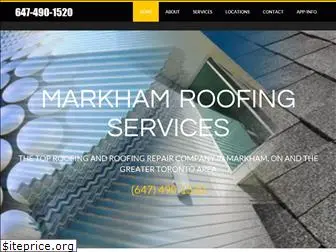 markhamroofingservices.com