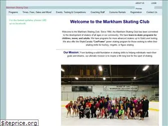 markhamskatingclub.com