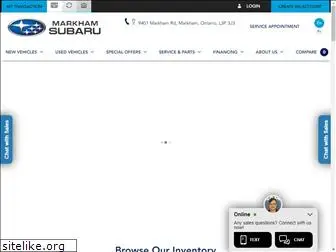 markhamsubaru.com