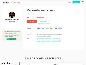 markrestaurant.com