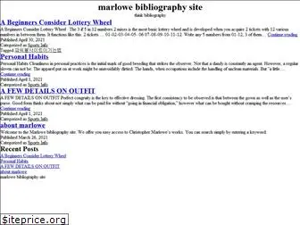 marlowebibliography.org