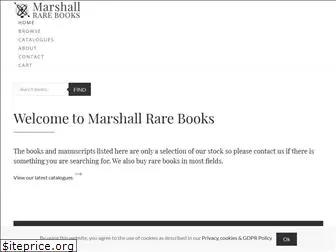 marshallrarebooks.com