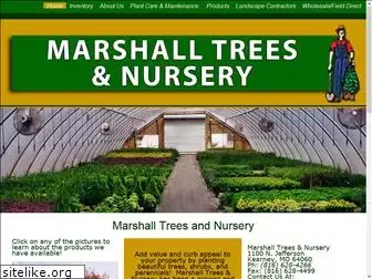 marshalltreesandnursery.com