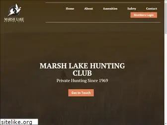 marshlakehuntingclub.com