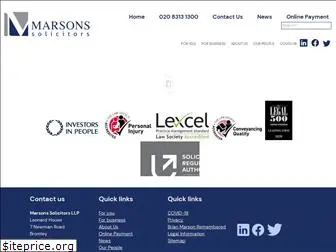 marsons.co.uk