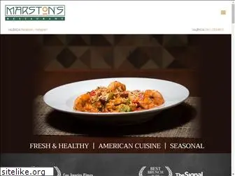 marstonsrestaurant.com