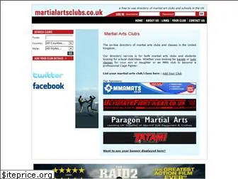 martialartsclubs.co.uk