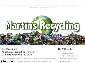 martinsrecycling.com