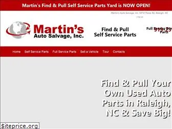 martinssalvage.com