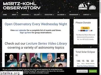 martzobservatory.org