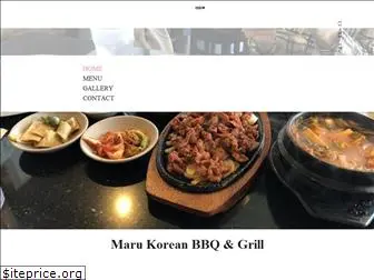 marukoreanbbq.com