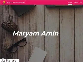 maryamamin.com