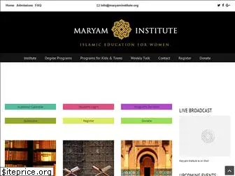 maryaminstitute.org