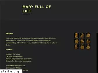 maryfulloflife.org