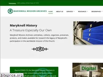 maryknollmissionarchives.org