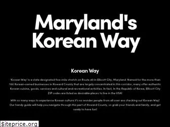 marylandkoreanway.com