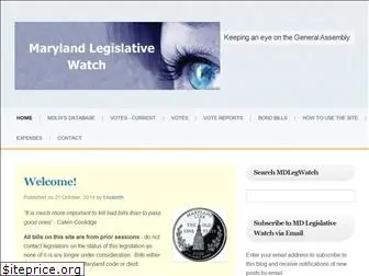 marylandlegislativewatch.com