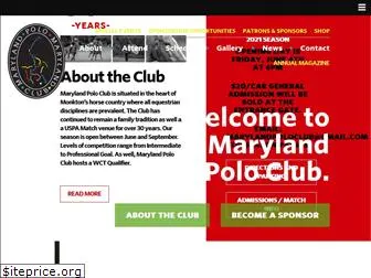 marylandpoloclub.com