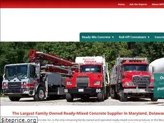 marylandportableconcrete.com