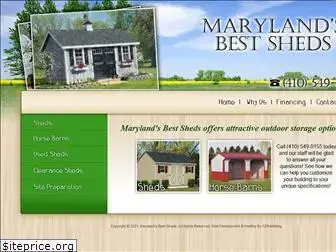 marylandsbestsheds.com