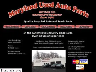 marylandusedautoparts.com