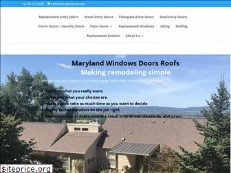 marylandwindowsdoorsroofs.com