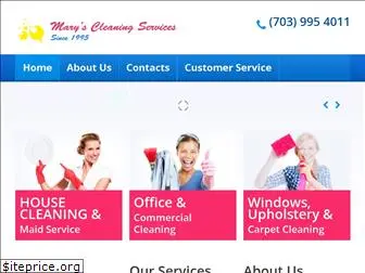 maryscleaningservices.com