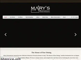 marysfinedining.com