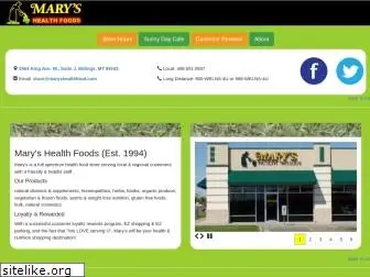 maryshealthfood.com