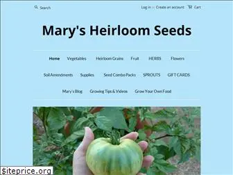 marysheirloomseeds.com