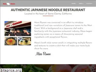 masaramenrestaurant.com