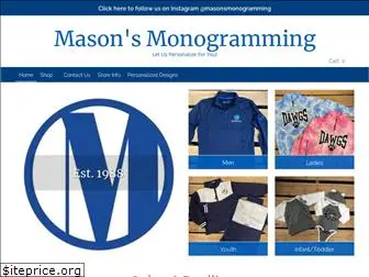 masonsmonogramming.com