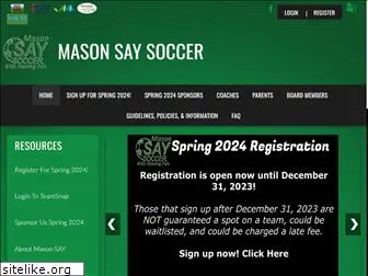 masonsoccer.org