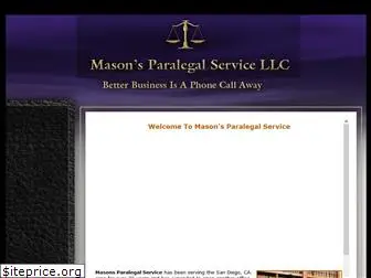 masonsparalegal.com