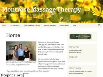 massagetherapymontrose.com