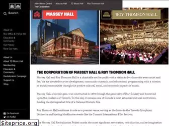 masseyhallandroythomsonhall.com