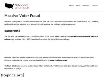 massivevoterfraud.com