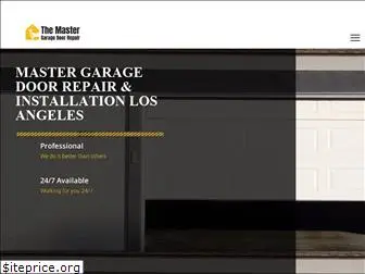 mastergaragedoorrepairca.com