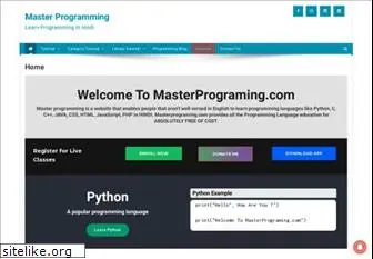 masterprograming.com