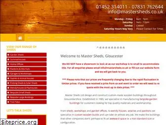 mastersheds.co.uk