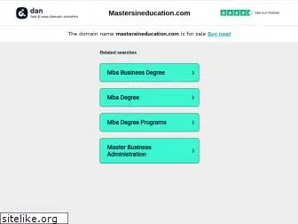 mastersineducation.com