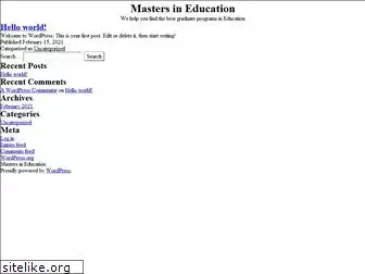 mastersineducation.org