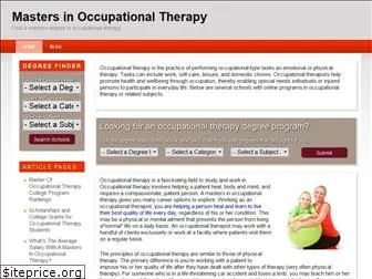 mastersinoccupationaltherapy.org