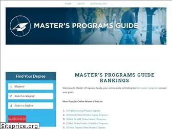 mastersprogramsguide.com