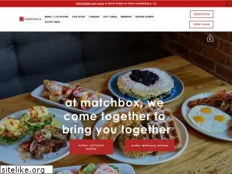 matchboxrestaurants.com