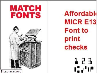 matchfonts.com