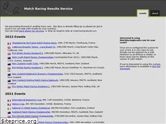 matchracingresults.com