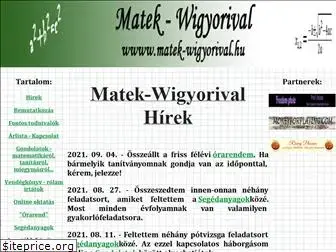 matek-wigyorival.hu