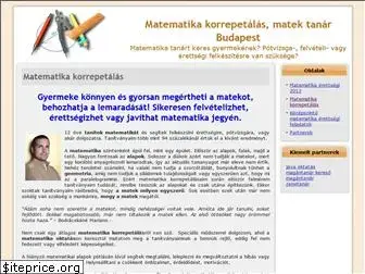 matematika-korrepetalas.hu