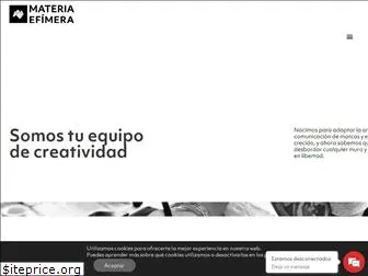 materiaefimera.com